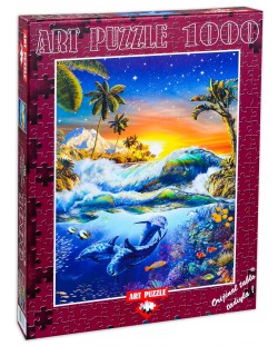 Пъзел Art Puzzle от 1000 части - Хавайска зора, Ейдриан Честърман