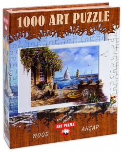 Дървен пъзел Art Puzzle от 1000 части - Тук беше, Рент Уитхар