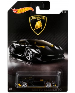 Метална количка Mattel Hot Wheels - Lamborghini Sesto Elemento, мащаб 1:64