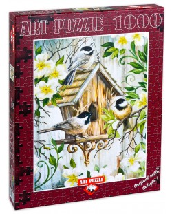 Пъзел Art Puzzle от 1000 части - Гнездото, Дона Гелсингър