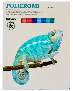 Комплект пастели мек тебешир Primo - 24 цвята
