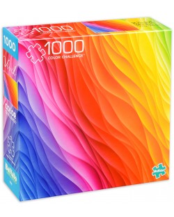 Пъзел Buffalo от 1000 части - Предизвикателство с ярки цветове