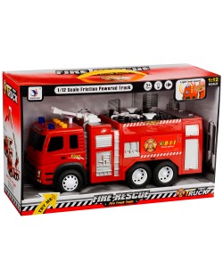 Детска играчка Jinheng - Пожарна кола, със светлини и звук
