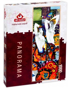 Панорамен пъзел Art Puzzle от 1000 части - Осмеляване, Халук Евитан