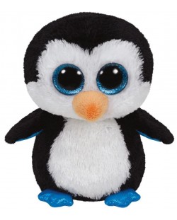Плюшена играчка TY Beanie Boos - Пингвинче Waddles, 15 cm