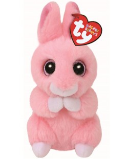 Плюшена играчка TY Toys - Розово зайче Jasper, 10 cm