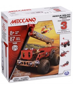Конструктор Meccano – комплект за 3 модела – Спасителна операция