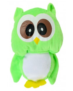 Плюшена играчка Morgenroth Plusch - Зелено бухалче, 22 cm