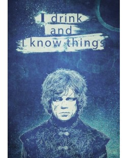 Метален постер Displate - Game of Thrones: Tyrion Lannister