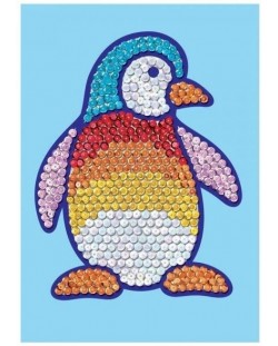 Творчески комплект KSG Crafts Sequin Art - Изкуство с пайети, Пингвинче
