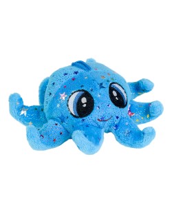 Плюшена играчка Morgenroth Plusch - Син октопод, 16 cm