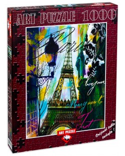 Пъзел Art Puzzle от 1000 части - Bonjour!