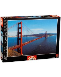 Пъзел Educa от 1000 части - Мостът Голдън гейт, Сан Франциско