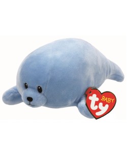 Плюшена играчка TY Toys - Синьо тюленче Squirt, 17 cm