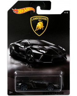 Метална количка Mattel Hot Wheels - Lamborghini Aventador, мащаб 1:64
