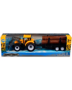 Детска играчка Super Truck - Трактор за дърводобив