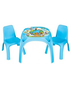 Детска маса със столчета Pilsan King - Синя