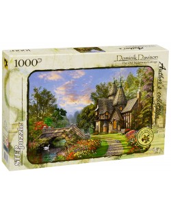 Пъзел Step Puzzle от 1000 части - Старата къща край реката, Доминик Дейвисън