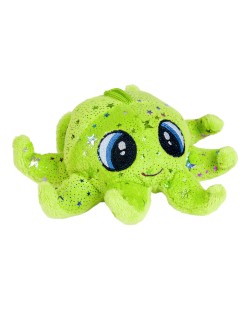 Плюшена играчка Morgenroth Plusch - Зелен октопод, 28 cm