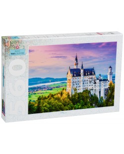 Пъзел Step Puzzle от 560 части - Замъкът Нойшванщайн, Германия