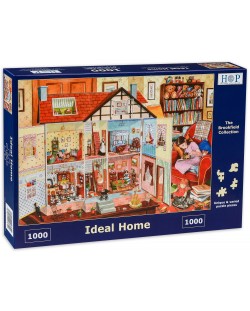 Пъзел The House of Puzzles от 1000 части - Идеален дом