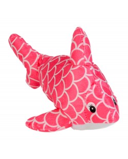 Плюшена играчка Morgenroth Plusch - Розова рибка, 22 cm