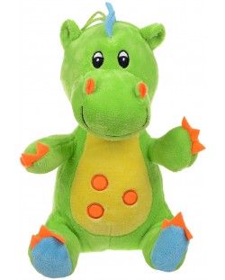 Плюшена играчка Morgenroth Plusch – Зелено бебе-драконче, 32 cm