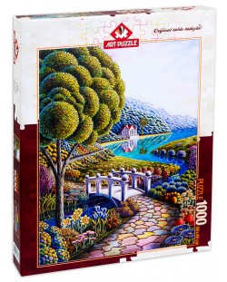 Пъзел Art Puzzle от 1000 части - Заливът на цветята, Анди Ръсел