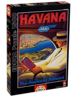 Пъзел Educa от 1500 части - Хавана