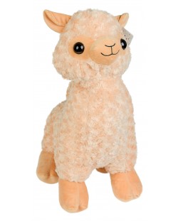 Плюшена играчка Morgenroth Plusch - Кафява алпака, 67 cm