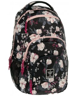 Ученическа раница Ars Una AU-2 - Flowery Black, 25 l