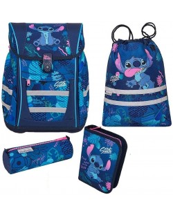 Ученически комплект Cool Pack Stitch - Раница, два несесера и спортна торба
