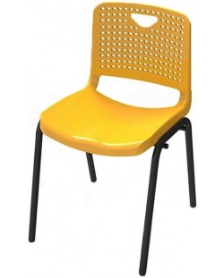 Ученически стол RFG Stilo - Жълт, за 8. - 12. клас