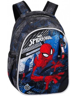 Ученическа светеща LED раница Cool Pack Jimmy - Spider-Man