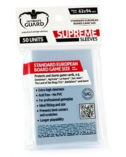 Протектори за карти Ultimate Guard - Standard European (50 броя)
