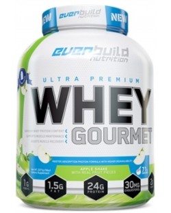 Ultra Premium Whey Gourmet, ябълка, 2.27 kg, Everbuild