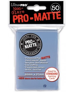 Протектори за карти Ultra Pro - PRO-Matte Standard Size, Clear (50 бр.)