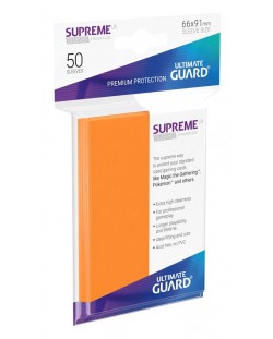 Протектори Ultimate Guard Supreme UX Sleeves - Standard Size - Оранжеви (50 бр.)