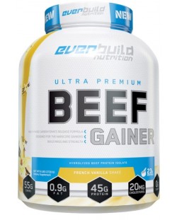 Ultra Premium Beef Gainer, френска ванилия, 2.72 kg, Everbuild