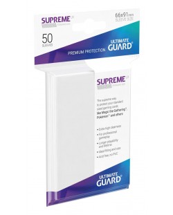 Протектори Ultimate Guard Supreme UX Sleeves - Standard Size - Бели (50 бр.)
