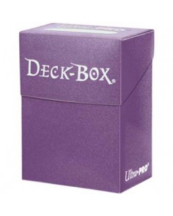 Ultra Pro Solid Deck Box - Standard & Small Size - Purple