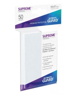 Протектори Ultimate Guard Supreme UX Sleeves - Standard Size - Ледено бели (50 бр.)