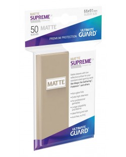 Протектори Ultimate Guard Supreme UX Sleeves Standard Size - Пясъчен мат (50 бр.)