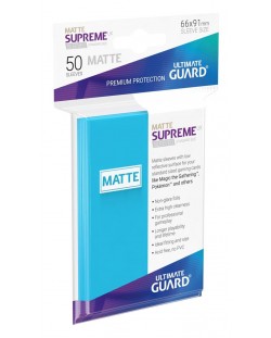 Протектори Ultimate Guard Supreme UX Sleeves Standard Size - Светло син мат (50 бр.)