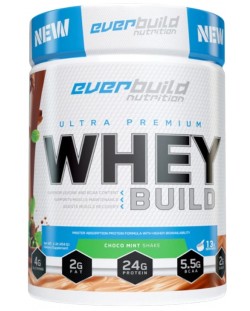 Ultra Premium Whey Build, шоколад и мента, 454 g, Everbuild