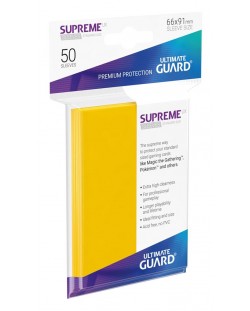 Протектори Ultimate Guard Supreme UX Sleeves - Standard Size - Жълти (50 бр.)