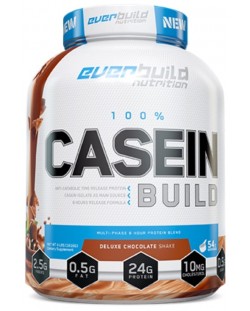Ultra Premium 100% Casein Build, делукс шоколадов шейк, 1.81 kg, Everbuild