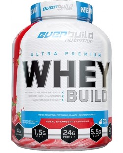 Ultra Premium Whey Build, ягодово смути, 2.27 kg, Everbuild