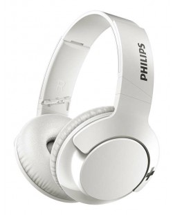 Безжични слушалки Philips - SHB3175WT, бели
