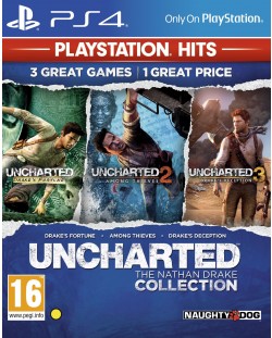 Uncharted: The Nathan Drake Collection - Пакет от 3 игри (PS4)